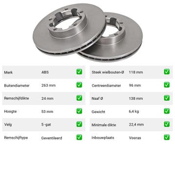Remschijven Nissan Trade 3.0 TDiC () Van 1996-06 tot 2001-10, Verzenden, Nieuw, Nissan