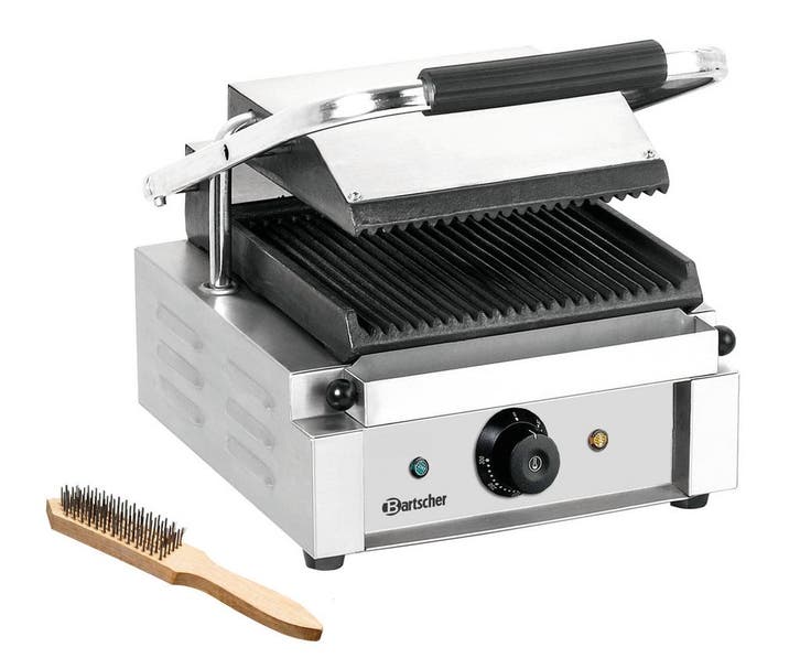 Bartscher Contactgrill 1800 1R | Geribbeld | Grillplaten Gie, Zakelijke goederen, Horeca | Keukenapparatuur, Nieuw in verpakking