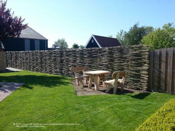 Wilgentenenschutting laten plaatsen; kies voor vakmanschap !, Nieuw, Hout, 3 tot 6 meter, 2 meter of meer