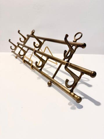 Kapstok (4) - Messing - + 3 hangers