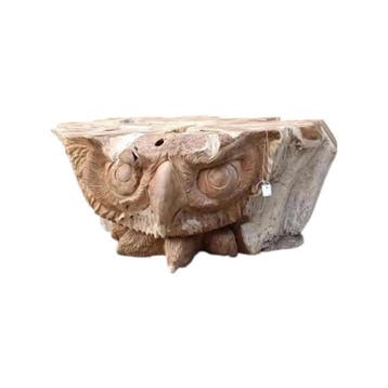 Salontafel Owl Teak Unique | World of Brosi, Huis en Inrichting, Ophalen of Verzenden, Nieuw