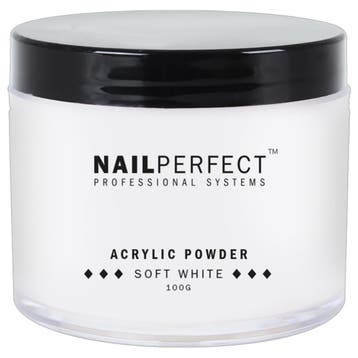 Nail Perfect  Basic Acrylic Powder  Soft White  100 gr, Verzenden, Nieuw