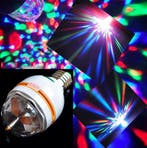 LED - Roterende - Sound Acitvated - Discolamp - RGB - E27, Ophalen of Verzenden, Nieuw, Modern