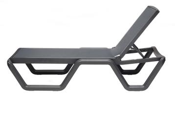 Scab Vela ligbed - Antraciet (1 stuk), Tuin en Terras, Ligbedden, Verzenden, Nieuw, Kunststof
