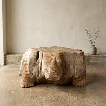 Salontafel Rhino Teak Unique, Huis en Inrichting, Tafels | Salontafels, Ophalen of Verzenden, Nieuw