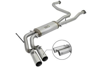 aFe Rebel Series 3in SS Cat-Back Exhaust System w/ Polished, Ophalen of Verzenden, Nieuw