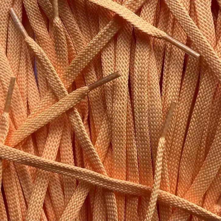 Grove veters - Oranje • 120  cm x 8 mm, Kleding | Heren, Schoenen, Ophalen of Verzenden