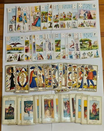 Tarotkaarten - Papier