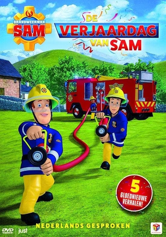 Brandweerman Sam - De Verjaardag Van Sam - DVD, Cd's en Dvd's, Dvd's | Tekenfilms en Animatie, Verzenden