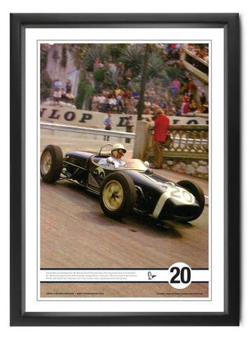 Lotus - Monaco Grand Prix - Stirling Moss - 1961 - Print, Nieuw