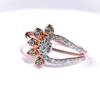 Ring - 14 karaat Roségoud - 0.48ct. tw. Diamant (Natuurlijk), Nieuw