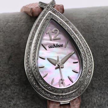 Geovani - Diamond Swiss Made Watch - GOL589-SL-D-6 - Dames -, Nieuw