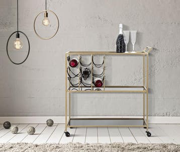 TROLLEY ZWART TOUW CM 79X39,5X82, Ophalen of Verzenden, Nieuw