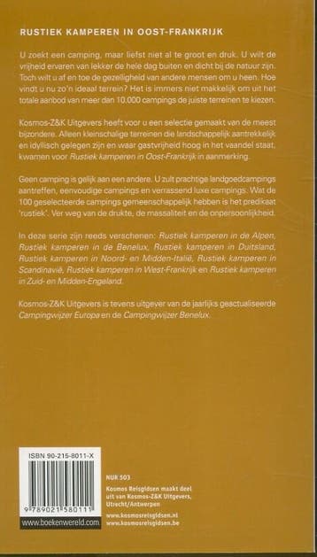 Rustiek kamperen in Oost-Frankrijk 9789021580111, Verzenden, Gelezen, Bert Loorbach