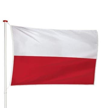 Poolse Vlag 40x60cm, Verzenden, Nieuw