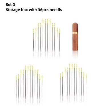 RVS Stopnaalden Set met Zijopening Multi-Size, Hobby en Vrije tijd, Naaien en Fournituren, Verzenden, Nieuw