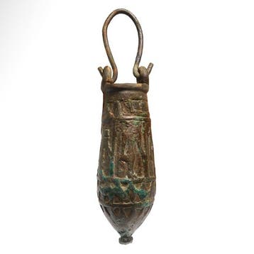 Oude Egypte, Ptolemeïsch Brons Situla met godheden