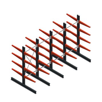 Aanbieding: Voordeelrij medium draagarmstelling dubbelzijdig