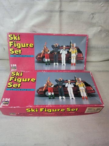 Hasegawa - Action figure Ski Figure Set - Japan