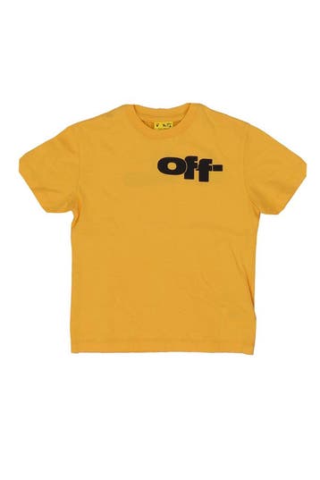 Off-White T-shirt Jongens in maat 104 Geel, Kinderen en Baby's, Verzenden, Zo goed als nieuw, Off-White, Jongen of Meisje