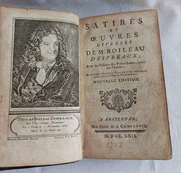 Boileau - Satires et Oeuvres diverses - 1762