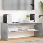 vidaXL TV-kast Beton Grijs 100 x 35 x 40 cm Bewerkt hout, Minder dan 50 cm, Verzenden, Nieuw, Minder dan 100 cm