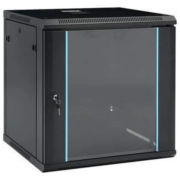 vidaXL Netwerkkast voor aan de muur 12U 19 IP20 600x600x640, Verzenden, Nieuw
