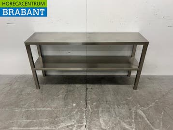 RVS Dubbele Etagère Brug 140 x 35 x 70 cm Horeca, Ophalen of Verzenden, Nieuw zonder verpakking