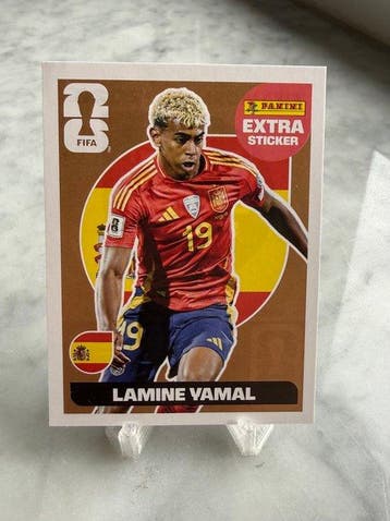 2026 Panini USA 2026 World Cup Lamine Yamal Bronze Extra, Nieuw
