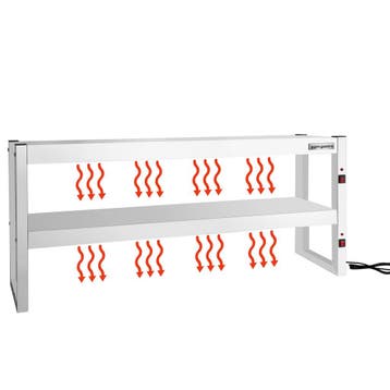 GGM Gastro | Warmhoudbrug - met warmtelamp(en) - 1800x300mm, Verzenden, Nieuw in verpakking, Overige typen