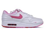 Nike Air Max 1 By You White Pink • 43, Kleding | Heren, Schoenen, Ophalen of Verzenden, Nieuw, Nike, Sneakers of Gympen