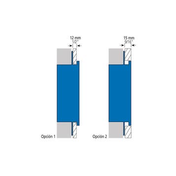 Inbouwnis BWS Alfie 30x60 cm Met LED Verlichting Geborsteld, Doe-het-zelf en Verbouw, Sanitair, Ophalen of Verzenden, Nieuw