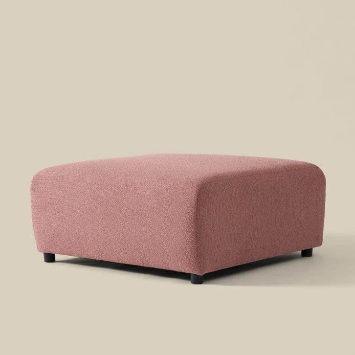 *WOONWINKEL* Hocker 95x95 - Terracotta Roze Pixie 55, Huis en Inrichting, Banken | Bankstellen, Nieuw, Verzenden