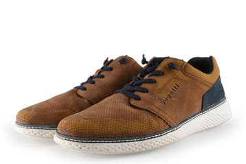 Bugatti Veterschoenen in maat 44 Cognac, Bugatti, Overige kleuren, Verzenden, Zo goed als nieuw