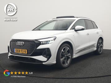Zakelijke Lease |  Audi Q4 e-tron 45 Quattro S edition 77 kW, Automaat, Stof, Gebruikt, Zwart