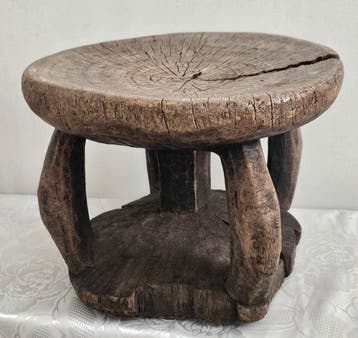 Kruk - Hout - Antieke kruk, Antiek en Kunst