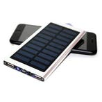 Externe 30.000mAh Solar Charger Powerbank Zonnepaneel, Telecommunicatie, Powerbanks, Verzenden, Nieuw, Stuff Certified®