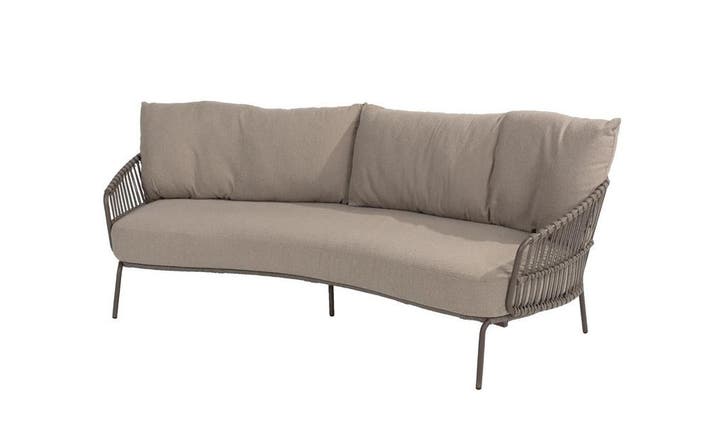4 Seasons Outdoor Capalbio 3-zits loungebank terre |, Tuin en Terras, Tuinsets en Loungesets, Ophalen of Verzenden