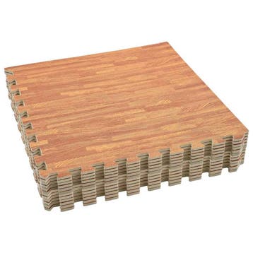 vidaXL Zwembad Grondmat 12 st Hout 4,32  EVA Schuim, Verzenden, Nieuw
