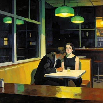 Le Yack - Late Diner - Hand signed