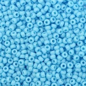 c.a. 5 gram Miyuki rocailles 11/0 - Opaque turquoise blue, Hobby en Vrije tijd, Ophalen of Verzenden, Nieuw, Kraal