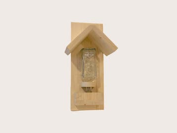 Vogelvoerhuis - Gerecycled hout (Vogels, Dier & Design), Ophalen of Verzenden, Nieuw