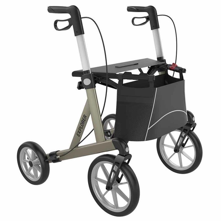 Rollator Explorer Outdoor (9,2 kg) | Rehasense | Buiten roll, Diversen, Verpleegmiddelen, Ophalen of Verzenden
