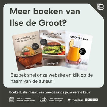 PuurFiguur - Simpel Koolhydraatarm (hardcover boek +, Verzenden, Zo goed als nieuw, Ilse de Groot