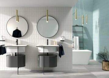 Wandtegel Equipe Cerámica Atlas Wit Mat 7,5x15 (Muurtegels), Nieuw, Minder dan 20 cm, 10 m² of meer, Wandtegels