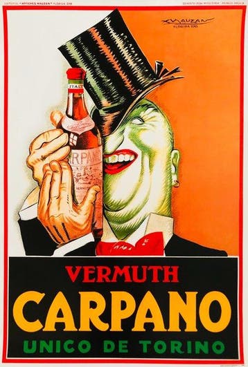 Achille Luciano Mauzan - Vermouth Carpano Unico de Torino