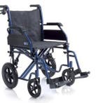 Moretti opvouwbare transportrolstoel - blauw, Verzenden, Inklapbaar, Nieuw, Duwrolstoel