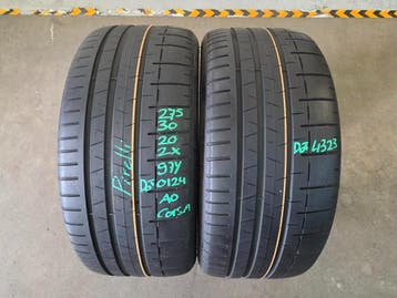 275/30/20 97Y AO CORSA PIRELLI ZOMERBANDEN 5,8MM PROFIEL 2X, Auto-onderdelen, Banden en Velgen, Ophalen, Gebruikt, 275 mm, Band(en)