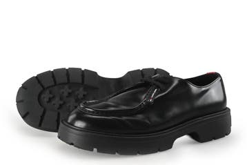 Tommy Hilfiger Veterschoenen in maat 41 Zwart, Verzenden, Zwart, Tommy Hilfiger, Zo goed als nieuw