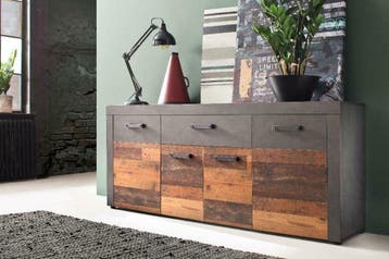 GROTE OPRUIMING! Korting op alles! Dressoirs v.a. € 285,-!, 150 tot 200 cm, Met klep(pen), Nieuw, 25 tot 50 cm